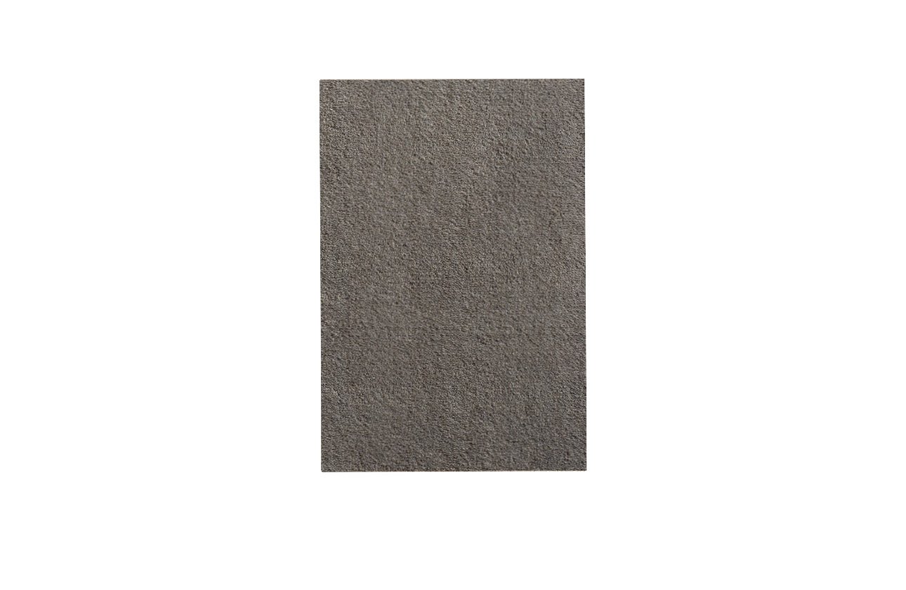 Paillasson Miroir EMILY de couleur rectangulaire gris avec une surface texturée sur fond blanc uni. Meubles Barret Bordeaux
